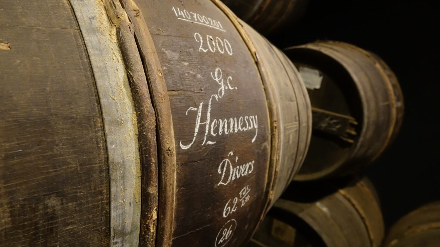 Aging of Hennessy cognac
