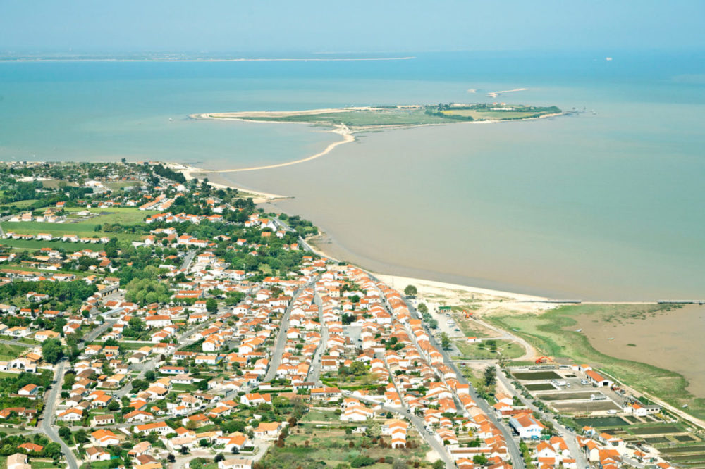 Aerial view of Ile Madame