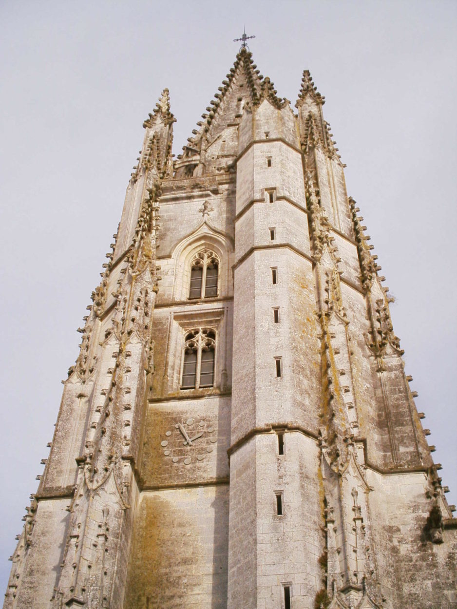 the Saint-Eutrope basilica in Saintes
