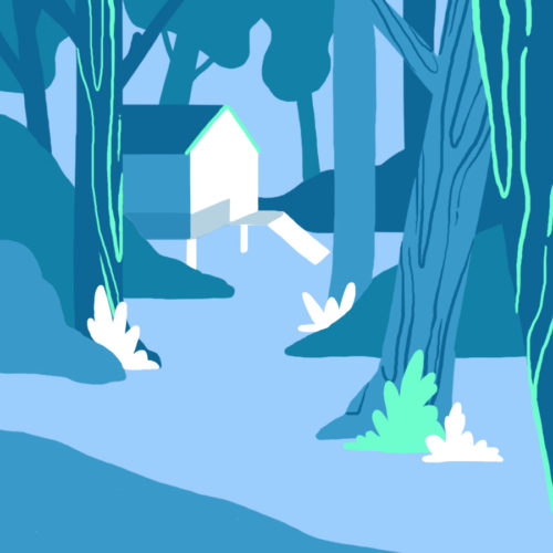 Illustration de la maison de la forêt